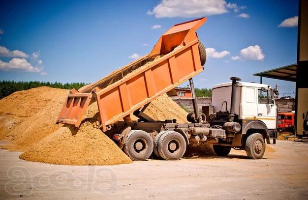 Продажа песка, щебня, пгс, аренда спецтехники